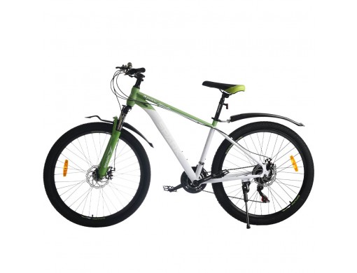 Велосипед SPARK APEX (колеса – 27,5", сталева рама – 17") зелений із світло-сірим