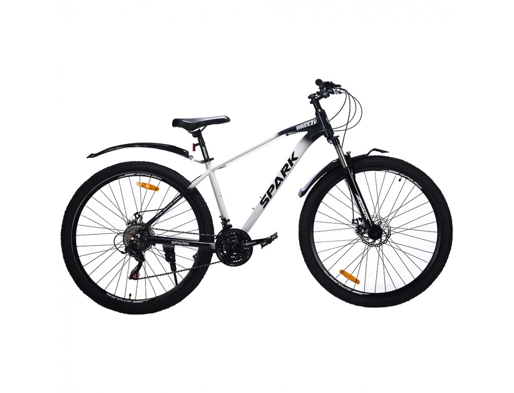 Велосипед SPARK BREEZE (колеса - 29", алюминиевая рама - 17") черный с серым