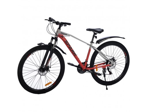 Велосипед SPARK BREEZE (колеса - 29", алюминиевая рама - 17") серый с красным