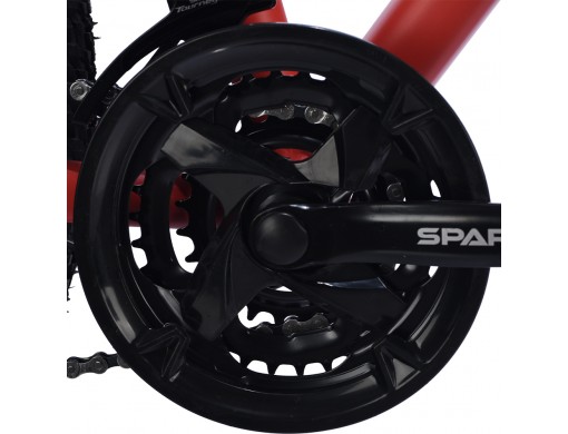 Велосипед SPARK BREEZE (колеса - 29", алюминиевая рама - 17") серый с красным
