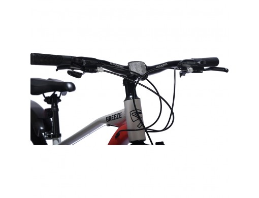 Велосипед SPARK BREEZE (колеса - 29", алюминиевая рама - 17") серый с красным