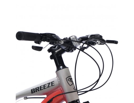 Велосипед SPARK BREEZE (колеса - 29", алюминиевая рама - 17") серый с красным