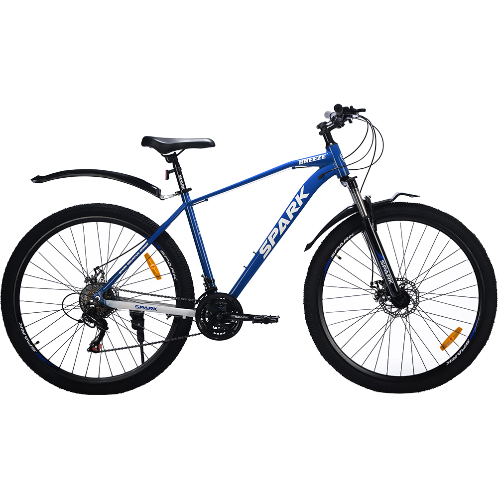 Купить Велосипед SPARK BREEZE (колеса - 29", алюминиевая рама - 19") синий с серым