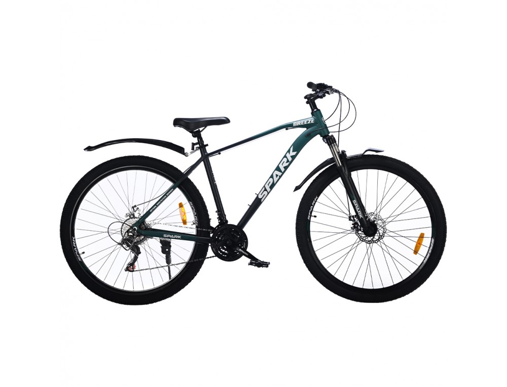Велосипед SPARK BREEZE (колеса - 29", алюминиевая рама - 19") бирюзовый с черным