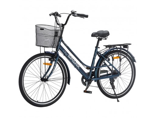 Велосипед SPARK CITY BELLE (колеса - 26", алюминиевая рама - 17") темно-синий