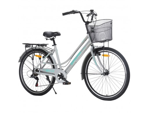 Велосипед SPARK CITY BELLE (колеса - 26", алюминиевая рама - 17") серый