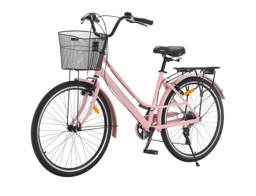 Велосипед SPARK CITY BELLE (колеса - 26", алюминиевая рама - 17") персиковый