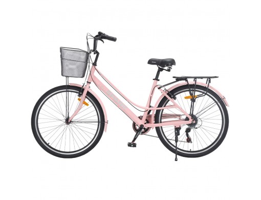 Велосипед SPARK CITY BELLE (колеса - 26", алюминиевая рама - 17") персиковый