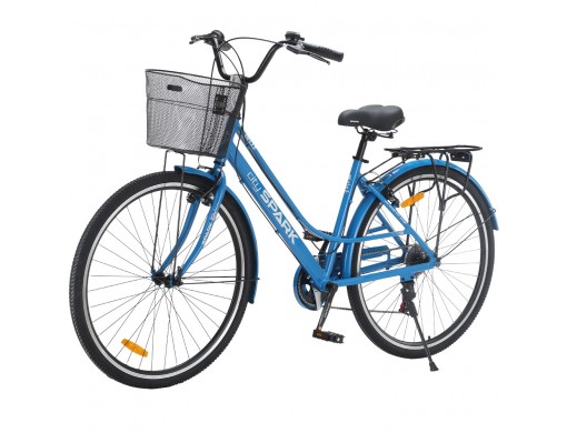 Велосипед SPARK CITY BELLE (колеса - 28", алюминиевая рама - 18") синий