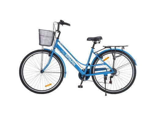 Велосипед SPARK CITY BELLE (колеса - 28", алюминиевая рама - 18") синий