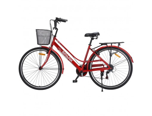 Велосипед SPARK CITY BELLE (колеса - 28", алюминиевая рама - 18") красный