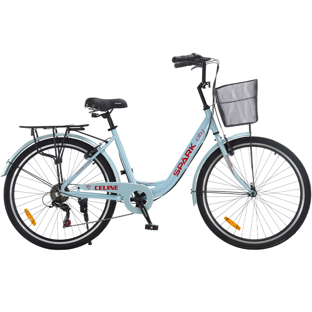 Купить Велосипед SPARK CITY CELINE (колеса - 26", алюминиевая рама - 17") голубой