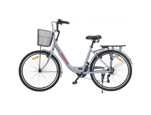 Велосипед SPARK CITY CELINE (колеса - 26", алюминиевая рама - 17") светло-серый