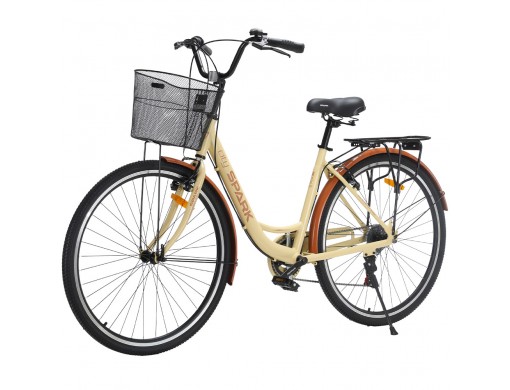 Велосипед SPARK CITY CELINE (колеса - 28", алюминиевая рама - 18") бежевый