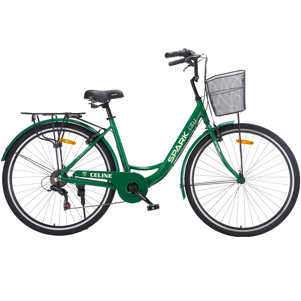 Купить Велосипед SPARK CITY CELINE (колеса - 28", алюминиевая рама - 18") зелёный