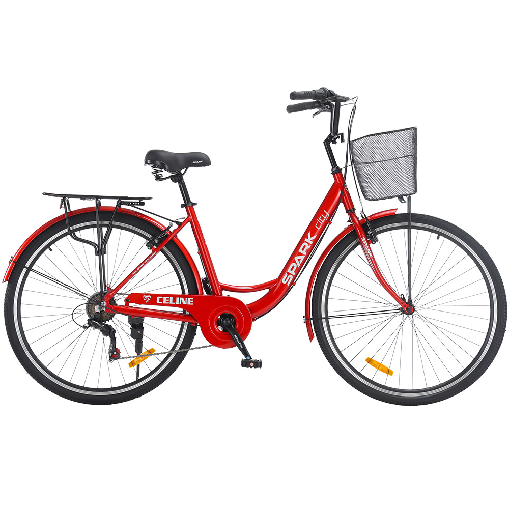 Купить Велосипед SPARK CITY CELINE (колеса - 28", алюминиевая рама - 18") красный