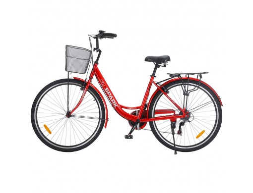 Велосипед SPARK CITY CELINE (колеса - 28", алюминиевая рама - 18") красный