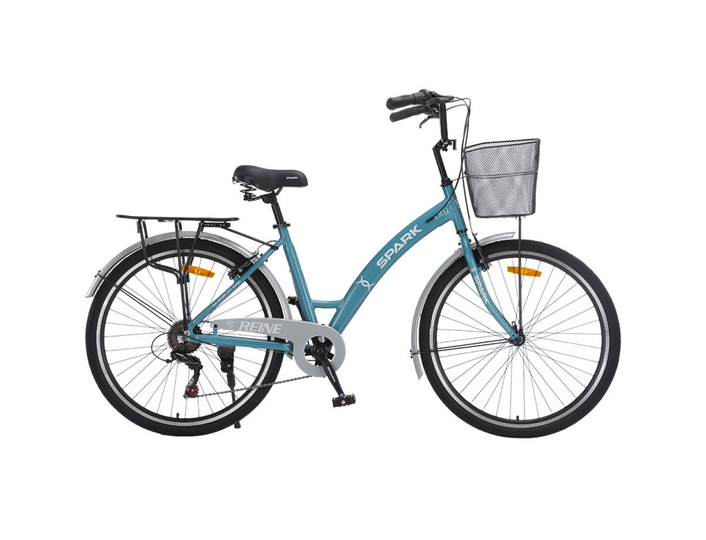 Велосипед SPARK CITY REINE (колеса - 26", алюминиевая рама - 17") голубой