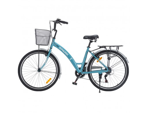 Велосипед SPARK CITY REINE (колеса - 26", алюминиевая рама - 17") голубой