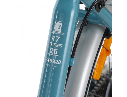 Велосипед SPARK CITY REINE (колеса - 26", алюминиевая рама - 17") голубой