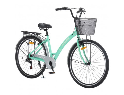 Велосипед SPARK CITY REINE (колеса - 28", алюминиевая рама - 18") мятный
