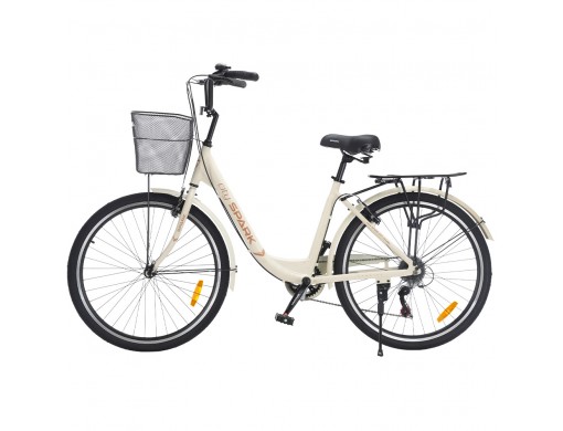 Велосипед SPARK CITY TEYA (колеса - 26", алюминиевая рама - 17") бежевый