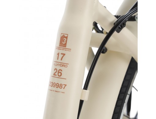 Велосипед SPARK CITY TEYA (колеса - 26", алюминиевая рама - 17") бежевый