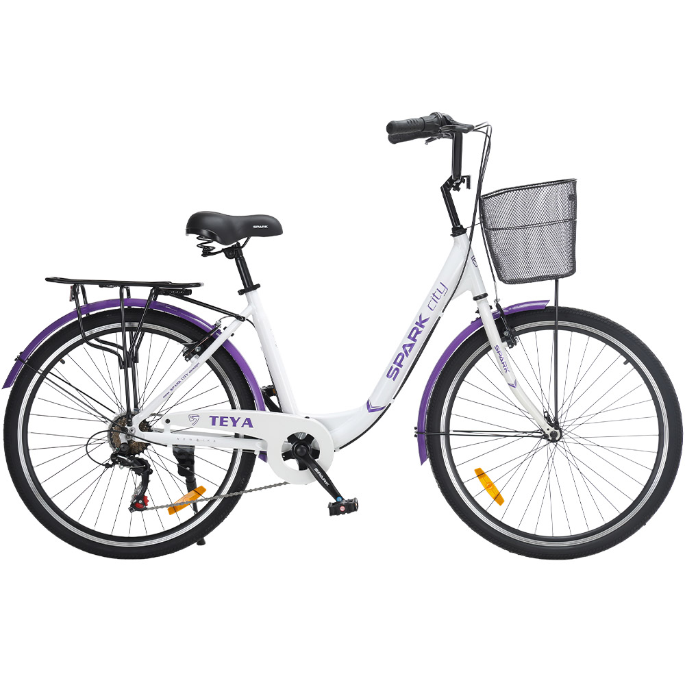 Купить Велосипед SPARK CITY TEYA (колеса - 26", алюминиевая рама - 17") белый
