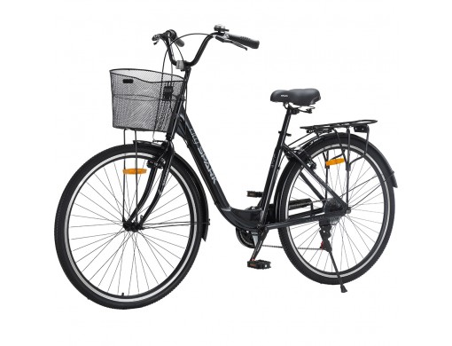 Велосипед SPARK CITY TEYA (колеса - 28", алюминиевая рама - 18") чёрный