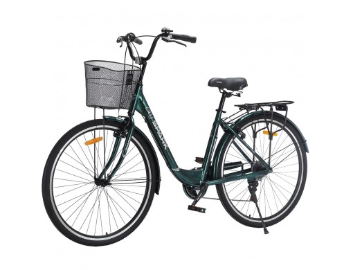Велосипед SPARK CITY TEYA (колеса - 28", алюминиевая рама - 18") тёмно-зелёный