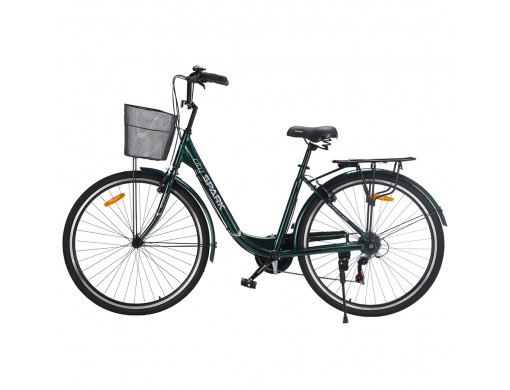 Велосипед SPARK CITY TEYA (колеса - 28", алюминиевая рама - 18") тёмно-зелёный