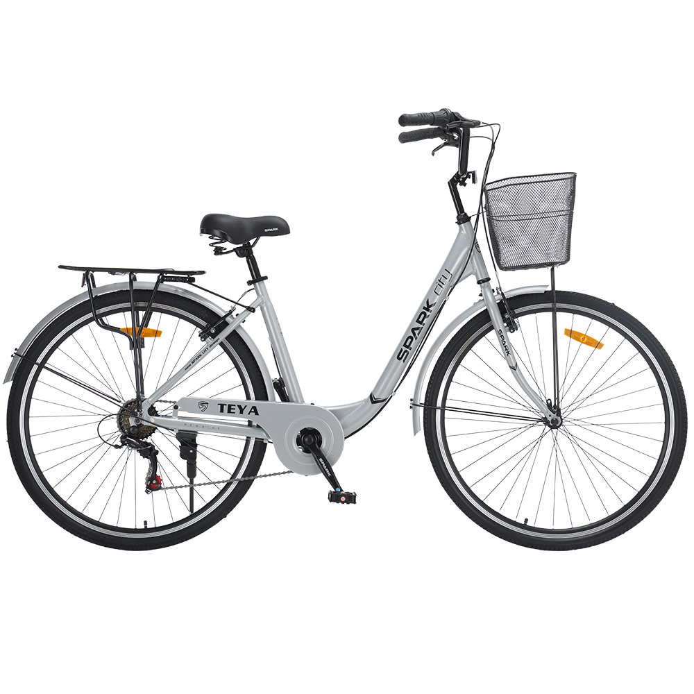 Купить Велосипед SPARK CITY TEYA (колеса - 28", алюминиевая рама - 18") серый