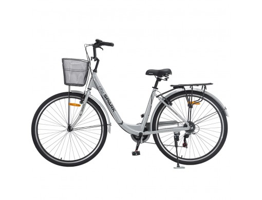 Велосипед SPARK CITY TEYA (колеса - 28", алюминиевая рама - 18") серый