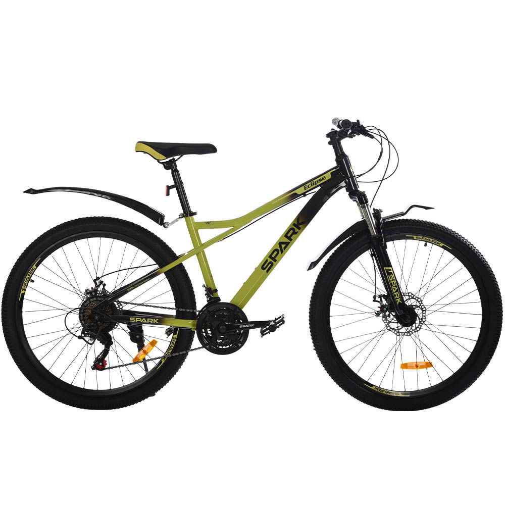 Велосипед SPARK ECLIPSE (колеса – 26", сталева рама – 13") салатовий з чорним