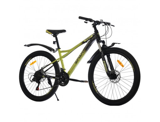 Велосипед SPARK ECLIPSE (колеса – 26", сталева рама – 13") салатовий з чорним