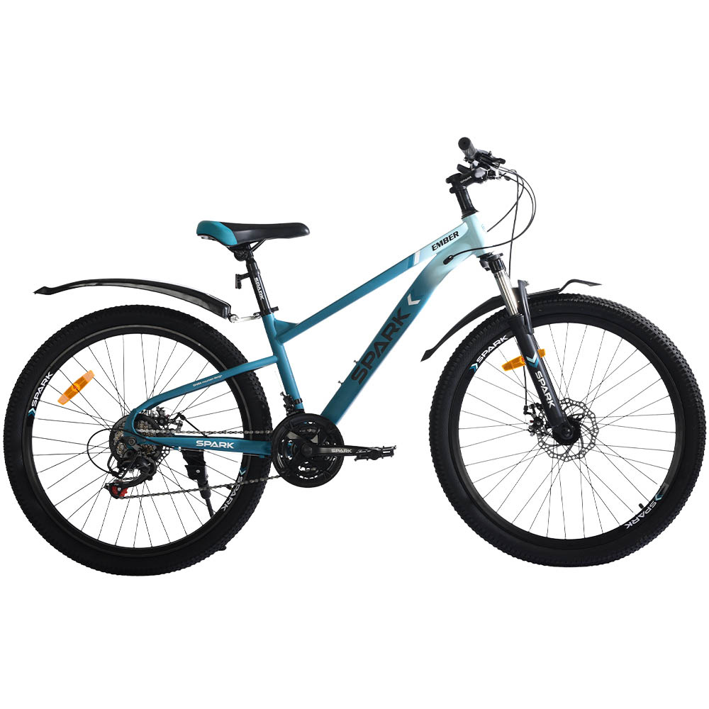 Велосипед SPARK EMBER (колеса – 26", сталева рама – 13") блакитний з бірюзовим