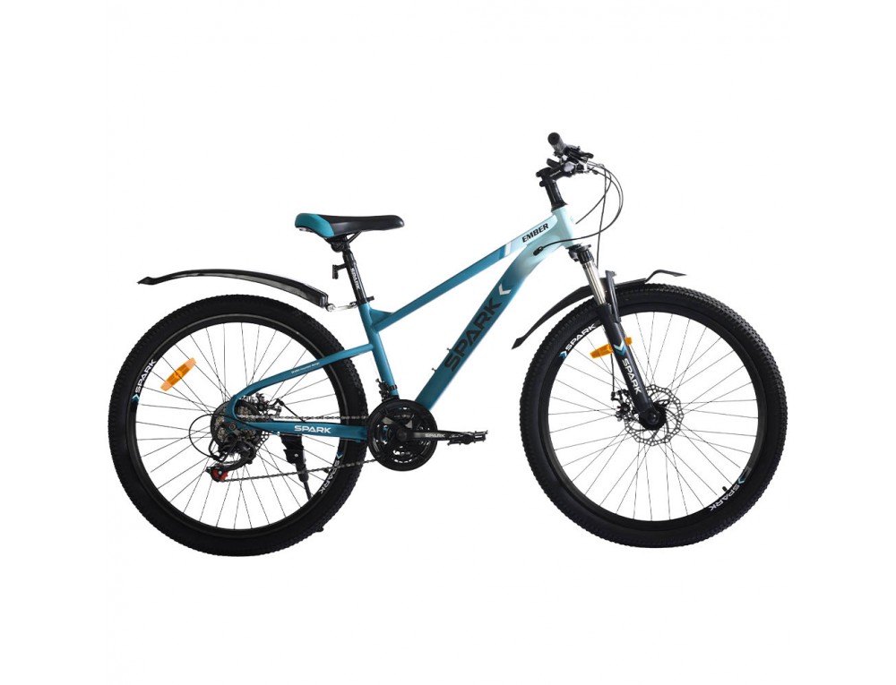 Велосипед SPARK EMBER (колеса – 26", сталева рама – 13") блакитний з бірюзовим