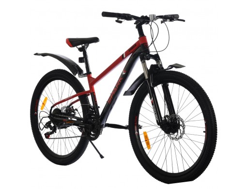 Велосипед SPARK EMBER (колеса – 26", сталева рама – 13") чорний з червоним
