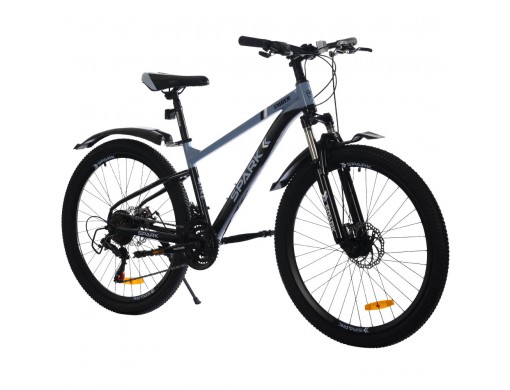 Велосипед SPARK EMBER (колеса – 26", сталева рама – 15") чорний з блакитним