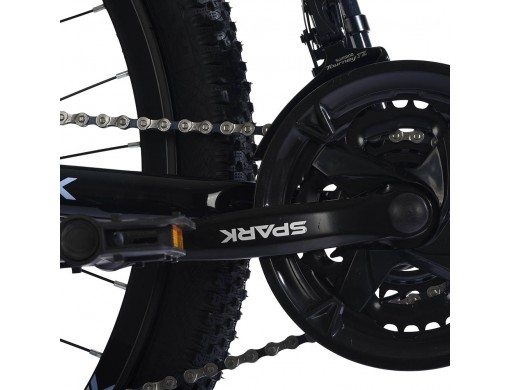 Велосипед SPARK EMBER (колеса – 26", сталева рама – 15") чорний з блакитним