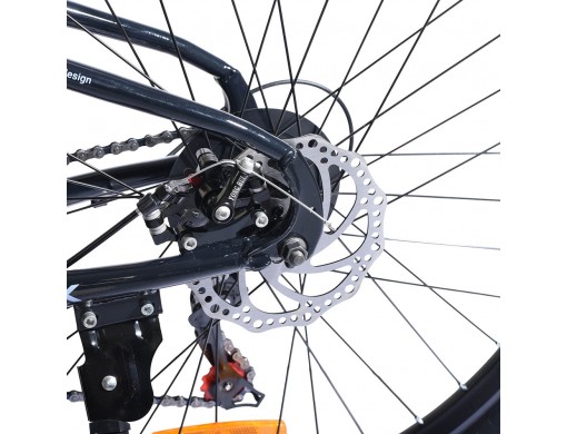 Велосипед SPARK EMBER (колеса – 26", сталева рама – 15") чорний з блакитним