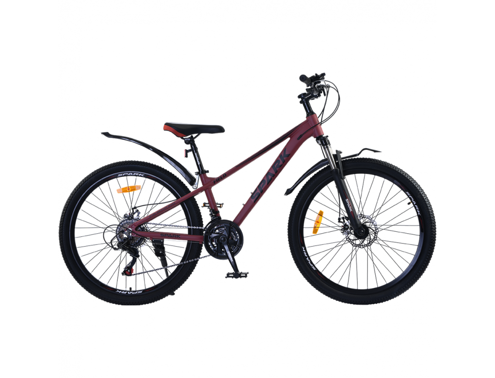 Велосипед SPARK FIELD (колеса - 26", алюминиевая рама - 13") вишневый