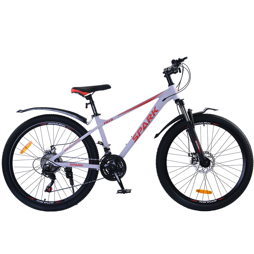 Купить Велосипед SPARK FIELD (колеса - 26", алюминиевая рама - 15") белый