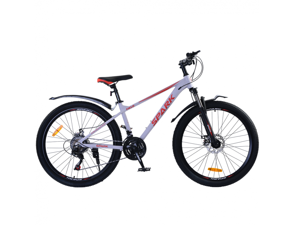 Велосипед SPARK FIELD (колеса - 26", алюминиевая рама - 15") белый