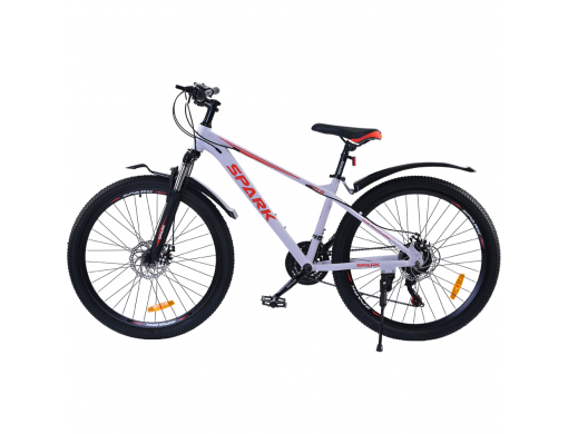 Велосипед SPARK FIELD (колеса - 26", алюминиевая рама - 15") белый
