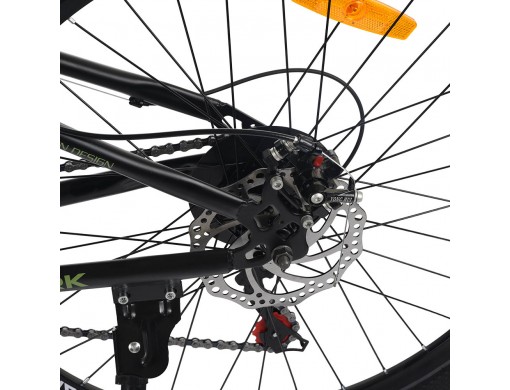 Велосипед SPARK FLIP (колеса – 26", сталева рама – 13") чорний із зеленим