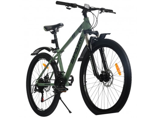 Велосипед SPARK FLIP (колеса – 26", сталева рама – 15") мятно-сірий