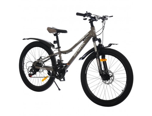 Велосипед SPARK LINK (колеса - 24", сталева рама - 11") сірий
