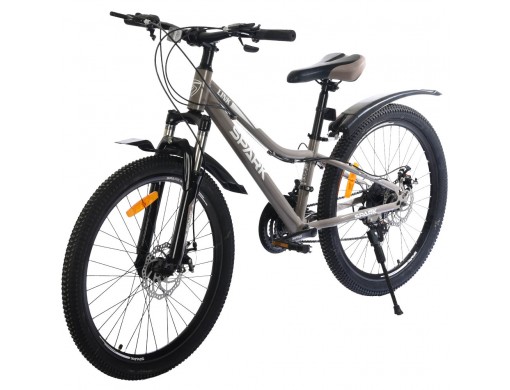 Велосипед SPARK LINK (колеса - 24", сталева рама - 11") сірий
