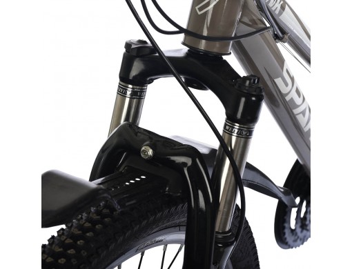 Велосипед SPARK LINK (колеса - 24", сталева рама - 11") сірий